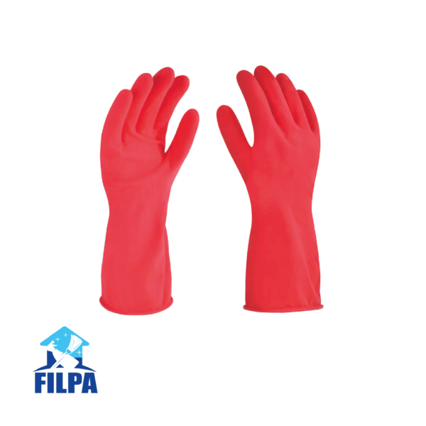 Guantes de látex rojos, TALLA MEDIANA (pz)