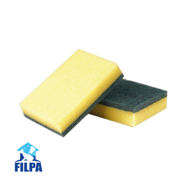 Fibra verde con esponja