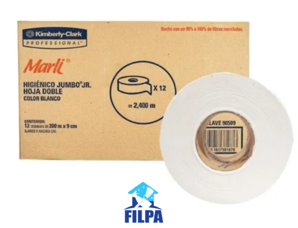 PAPEL HIGIÉNICO MARLI KIMBERLY JUMBO JR C/12