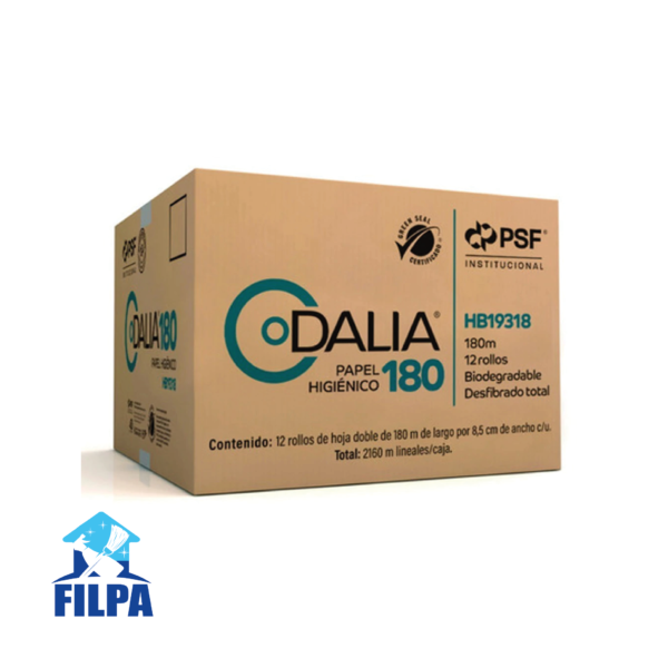 PAPEL HIGIÉNICO EN BOBINA DALIA HD180 C/12