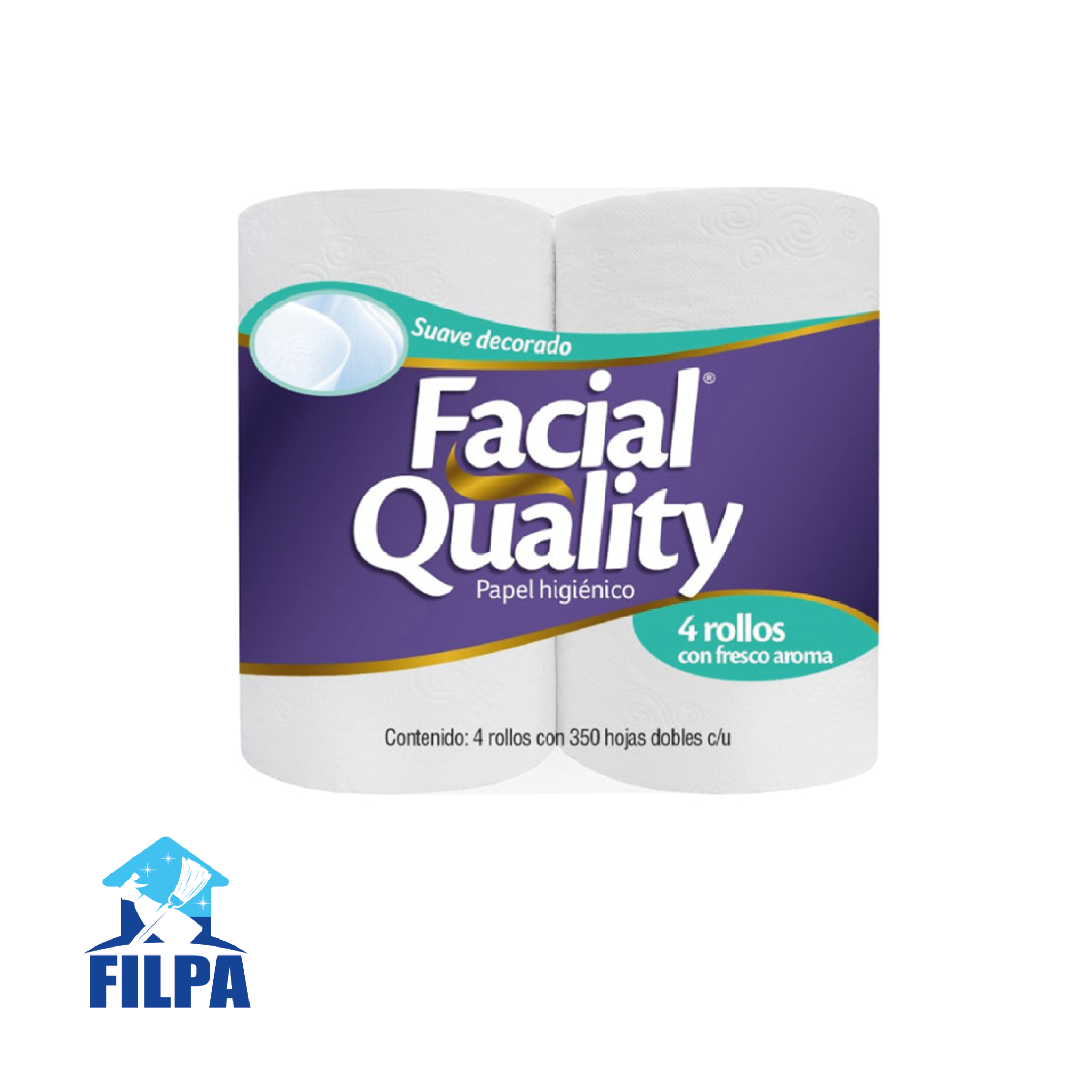 PAPEL HIGIÉNICO FACIAL QUALITY CON 4PZ Filpa México