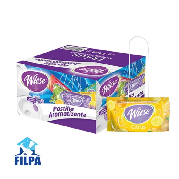 PASTILLA PARA WC WIESER 60GR CAJA CON 50 PIEZAS